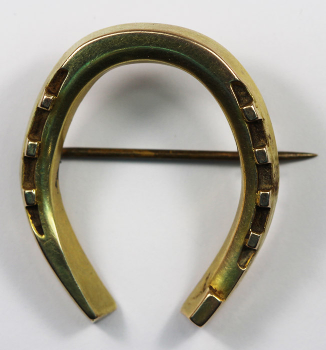 Victorian Horse Shoe Pin in... image