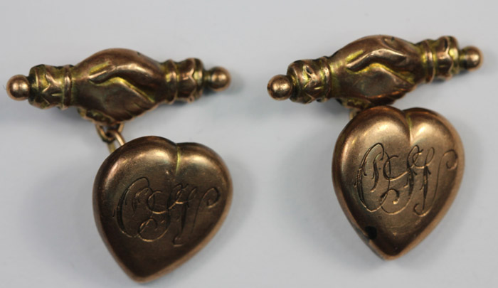 Antique Heart-shaped Cuffli... image