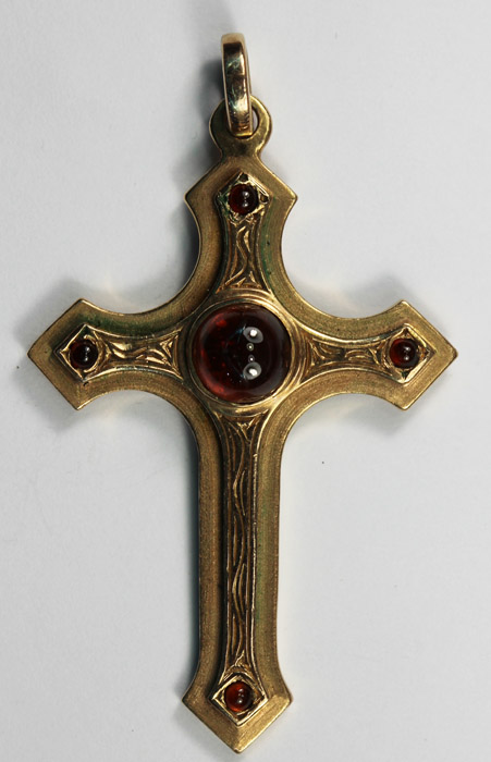 Ornate Cross in 9ct Gold wi... image