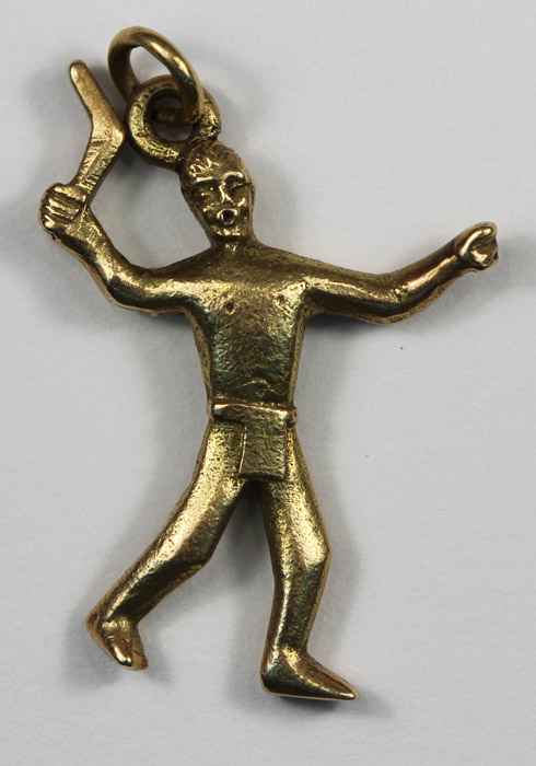 Charm in 12ct Gold of an Au... image