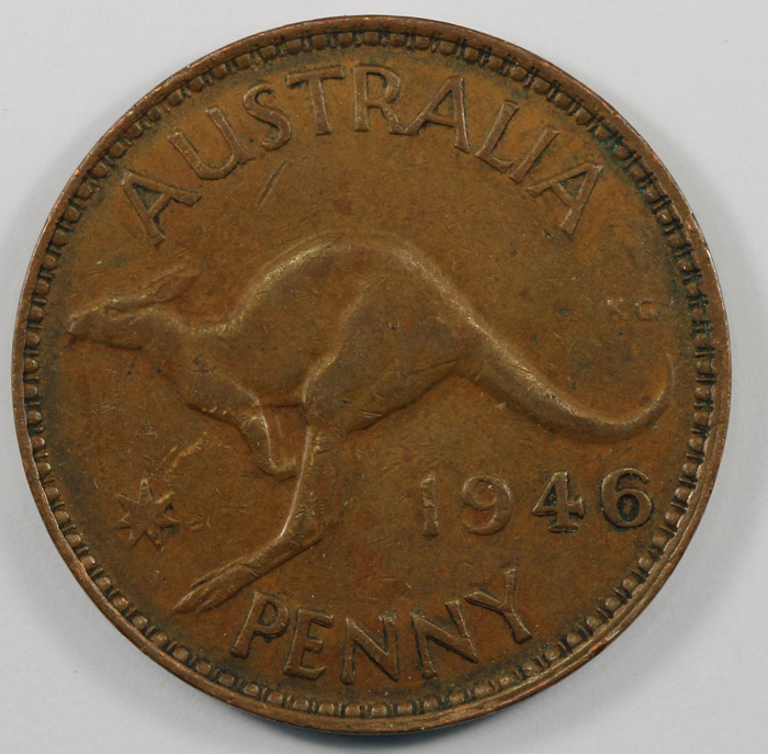 Australia 1946 Penny, good ... image