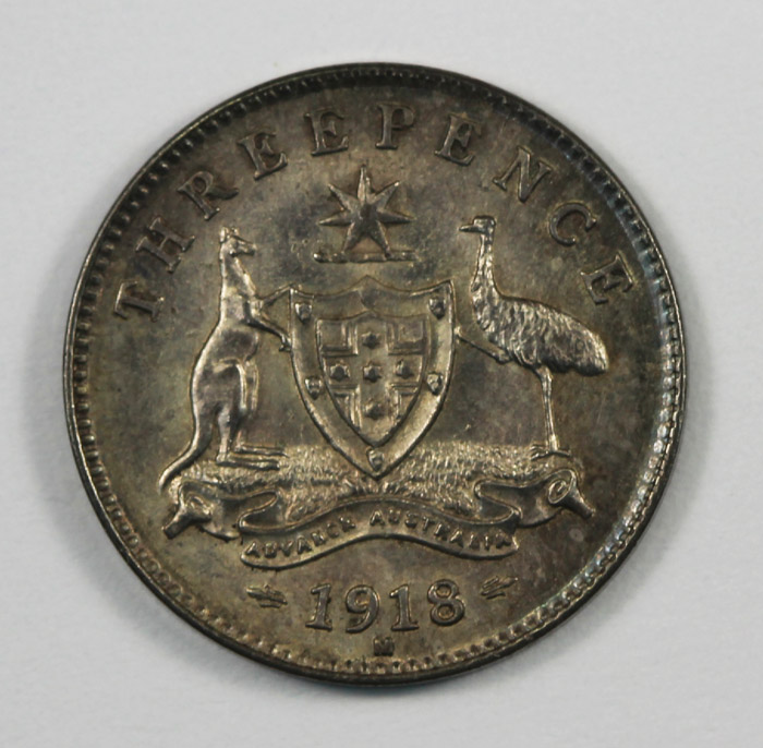 Australia 1918 Threepence, ... image