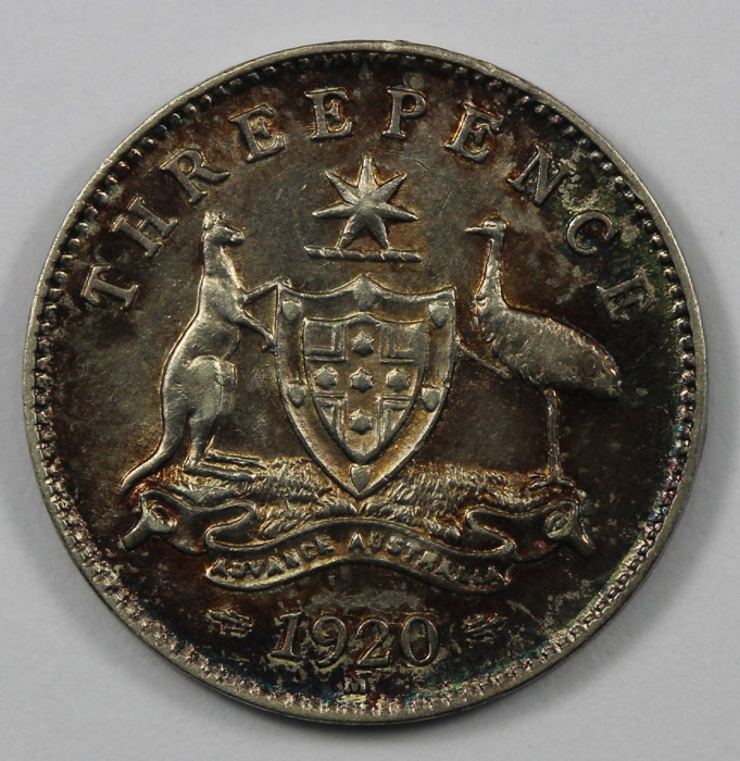 Australia 1920 M Threepence... image