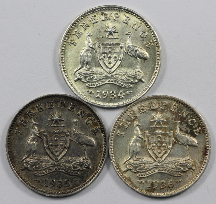 Australia 1934, 1935 & 1936... image