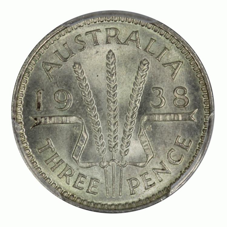 Australia 1938 Threepence, ... image