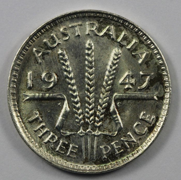 Australia 1947 Threepence, ... image