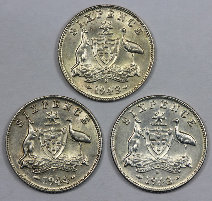 Australia 1943 S, 1943 D & ... image