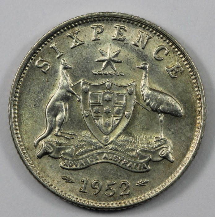 Australia 1952 Sixpence, Vi... image