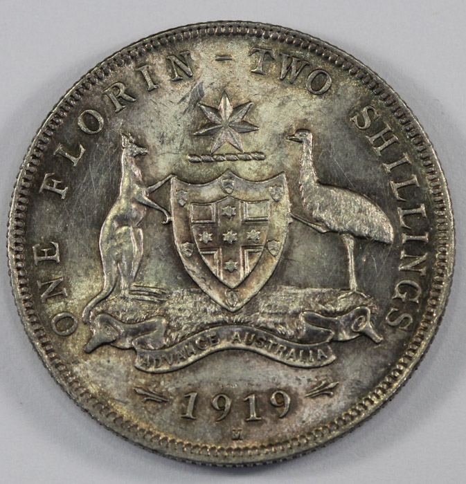 Australia 1919 Florin, Choi... image