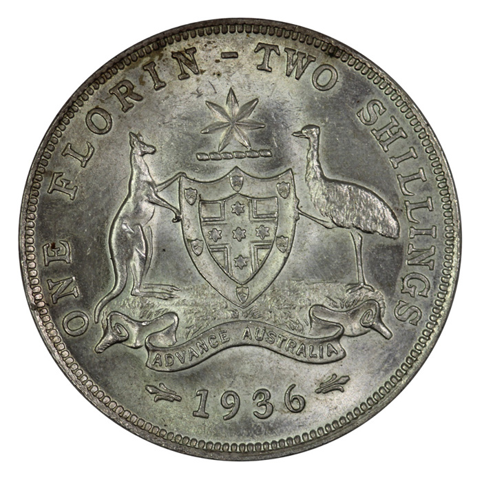 Australia 1936 Florin, Lust... image