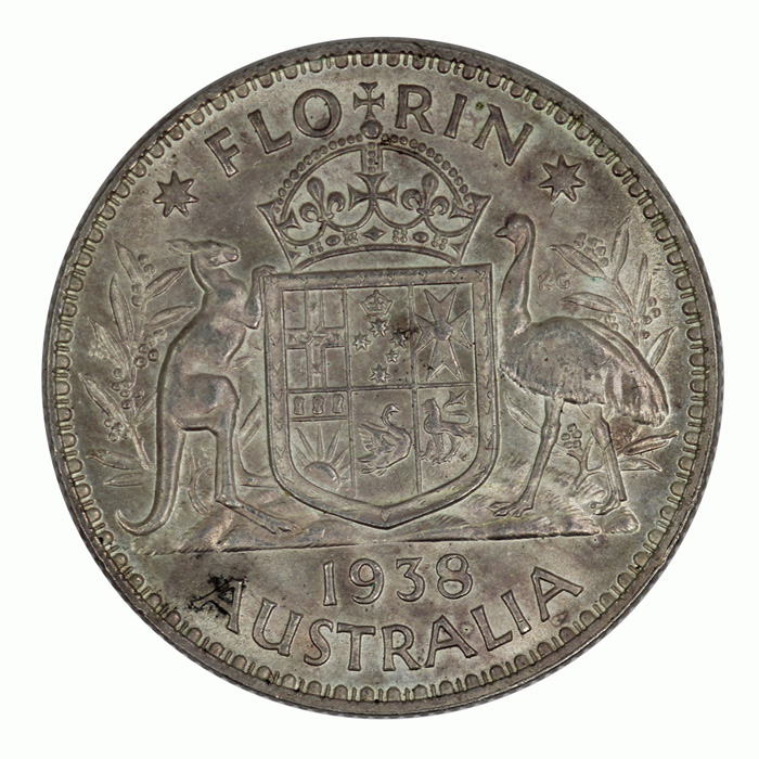 Australia 1938 Florin, Unci... image