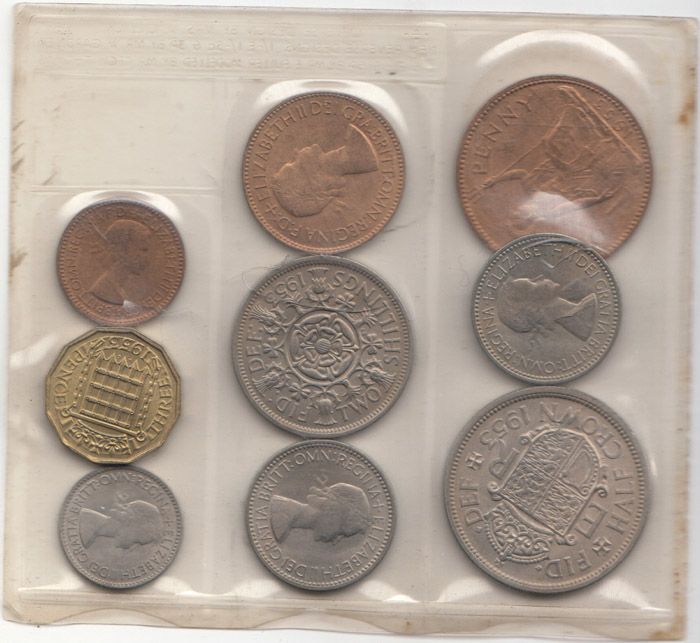 Great Britain 1953 Set 1/4d... image