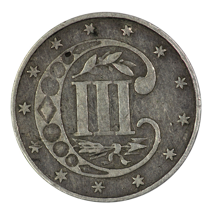 USA 1862 Silver 3 Cent, goo... image