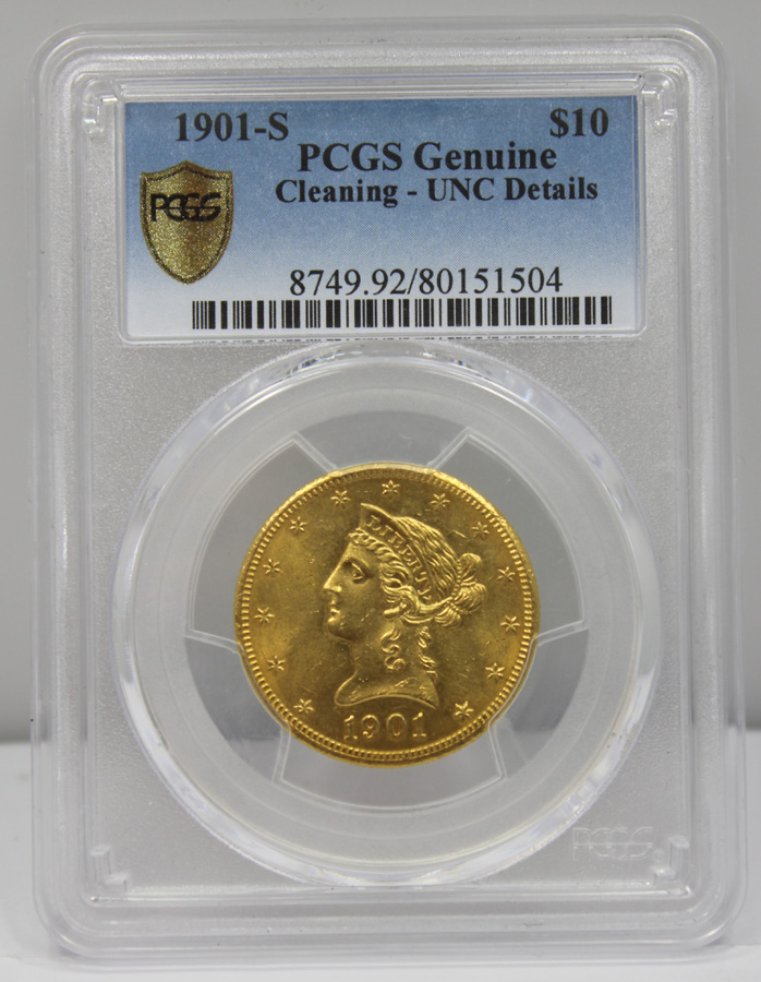 USA 1901 S $10, PCGS Uncirc... image