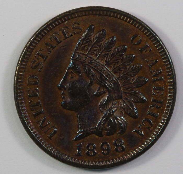 USA 1898 Cent, Brown Uncirc... image