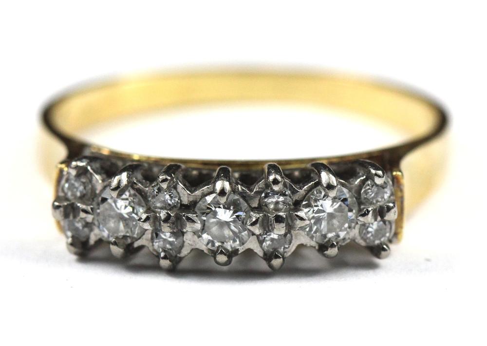 Diamond Bridge Ring in 18ct... image