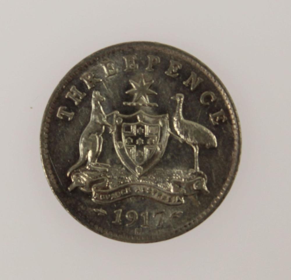 Australia 1917 Threepence, ... image