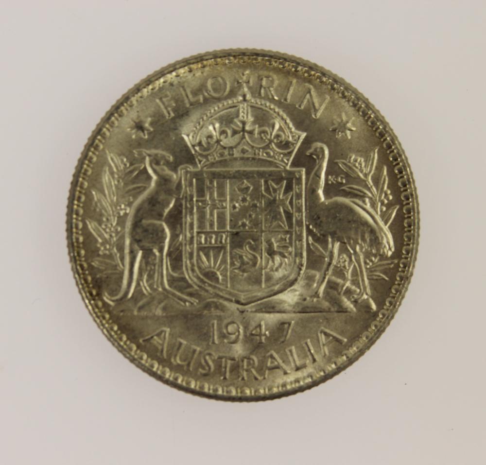 Australia 1947 Florin, Choi... image