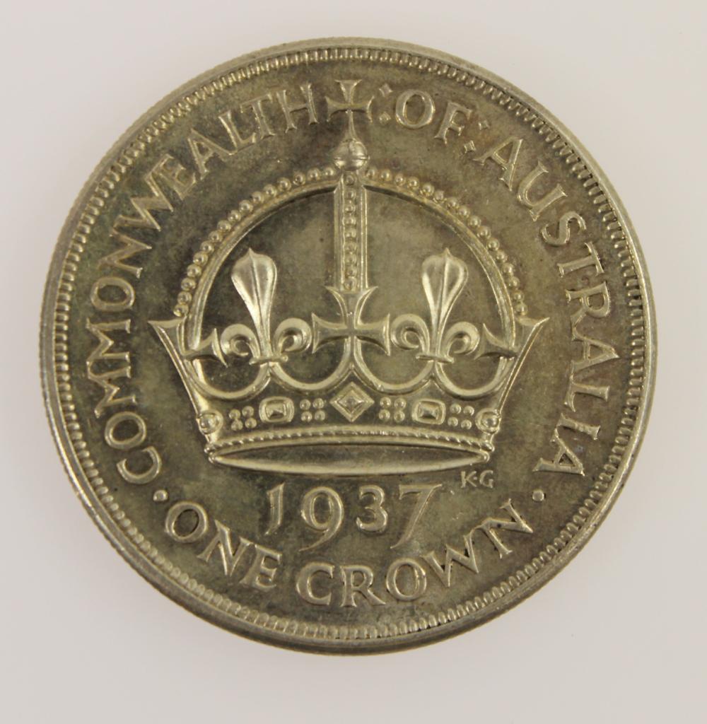 Australia 1937 Crown, Brill... image