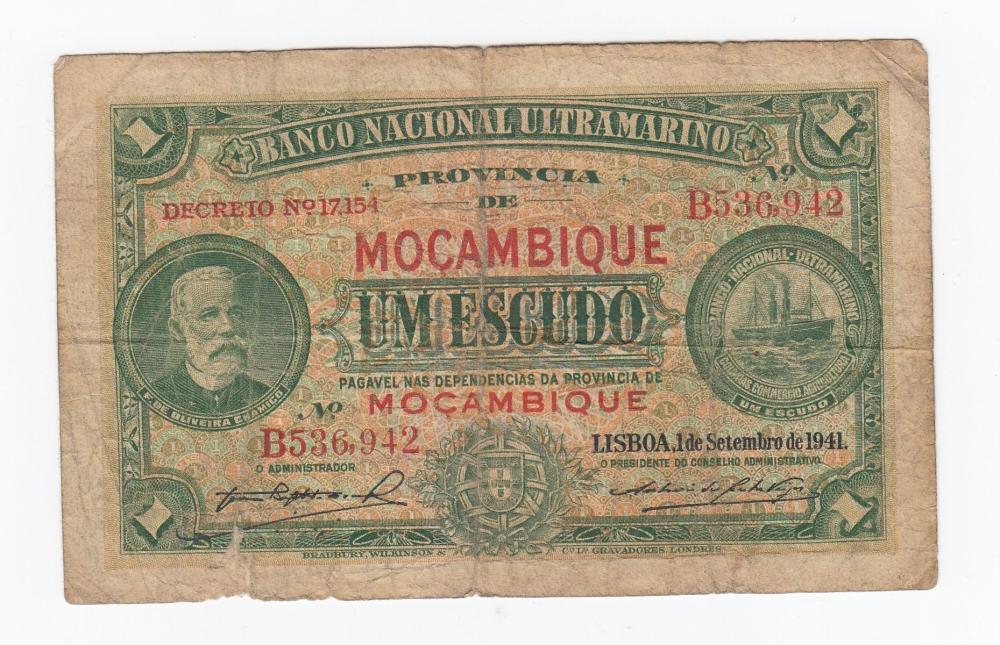 Mozambique 1941 Escudo, Fine image