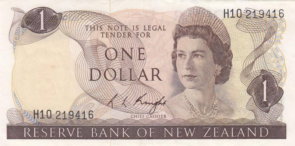 New Zealand 'Knight' $1 (19... image