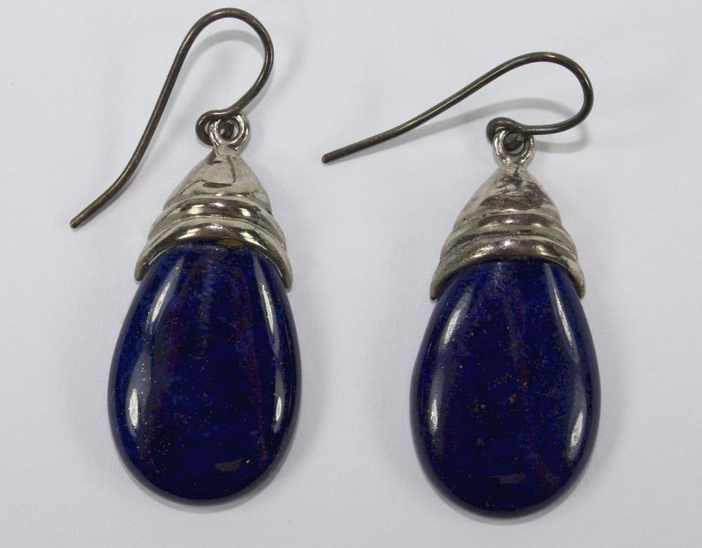 Lapis Lazuli Drop Earrings ... image