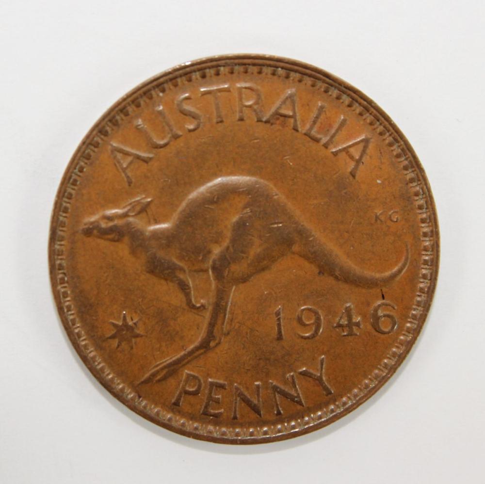 Australia 1946 Penny, good ... image