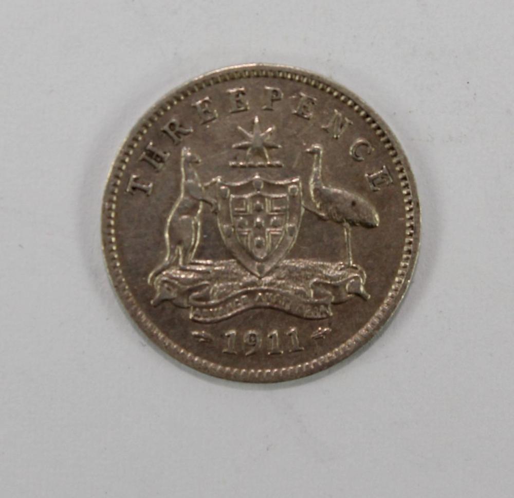 Australia 1911 Threepence, ... image