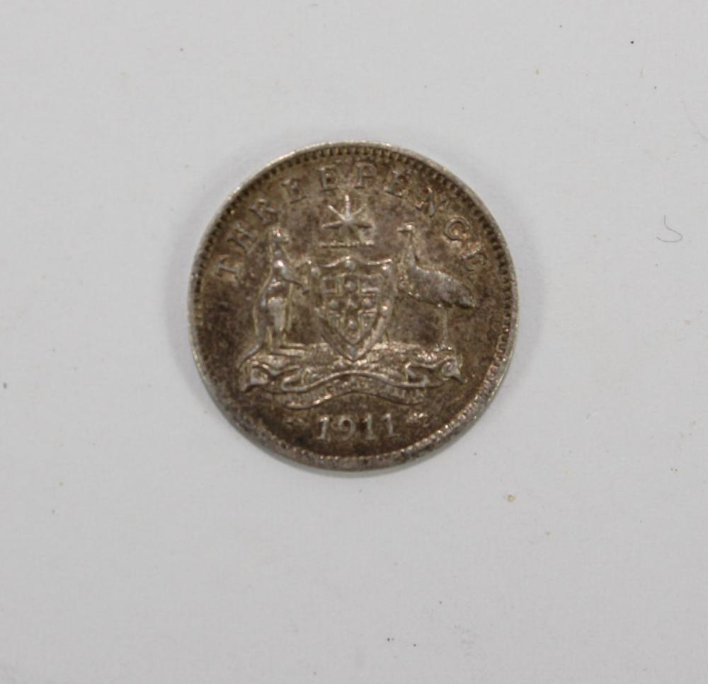 Australia 1911 Threepence, ... image