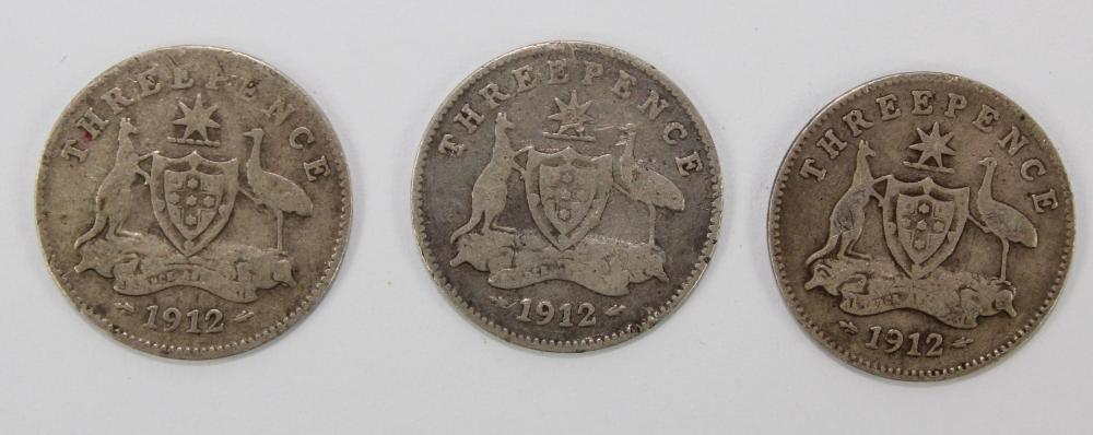 Australia 1912 Threepence, ... image