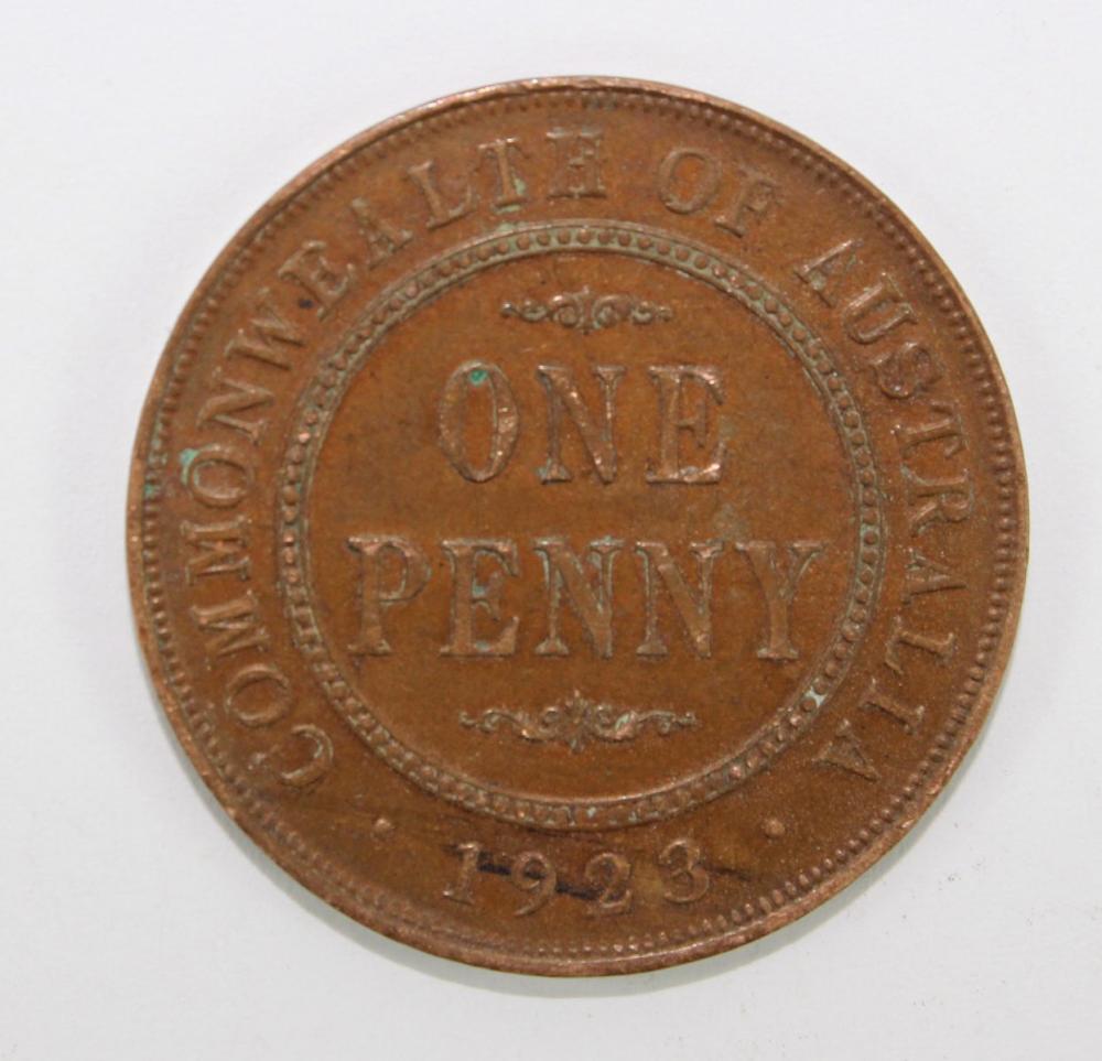 Australia 1923 Penny, about... image