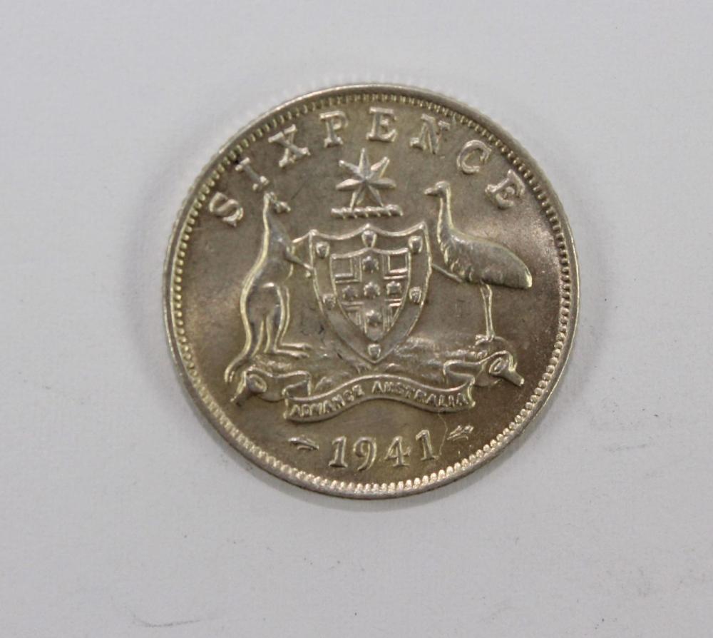 Australia 1941 Sixpence, vi... image