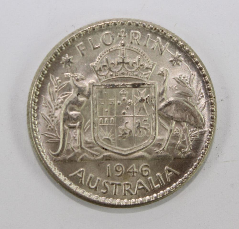 Australia 1946 Florin, Choi... image