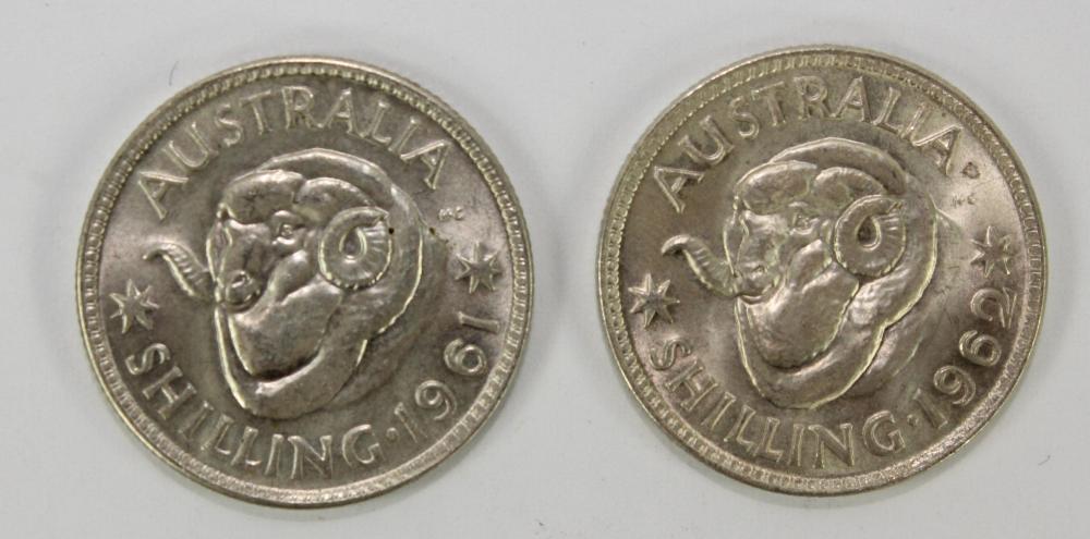 Australia 1961 & 1962 Shill... image