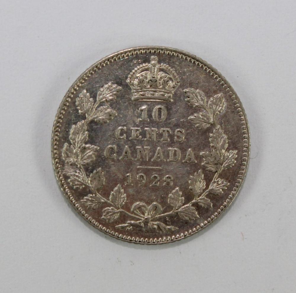 Canada 1928 Silver (800) 10... image