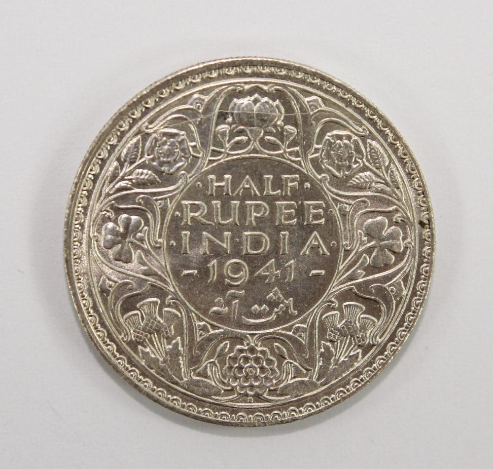 India 1941 (B) Silver (500)... image