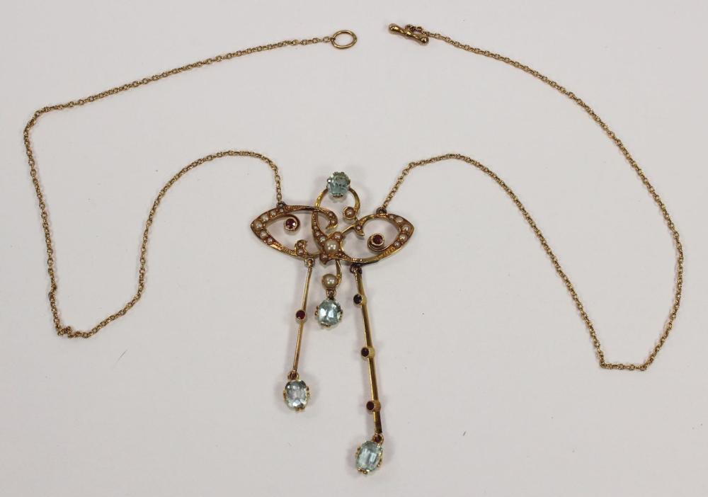 Edwardian Necklace marked 1... image