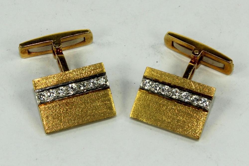 Diamond-studded Cufflinks i... image