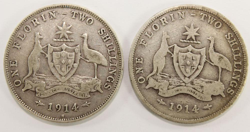 Australia 1914 & 1914 H Flo... image