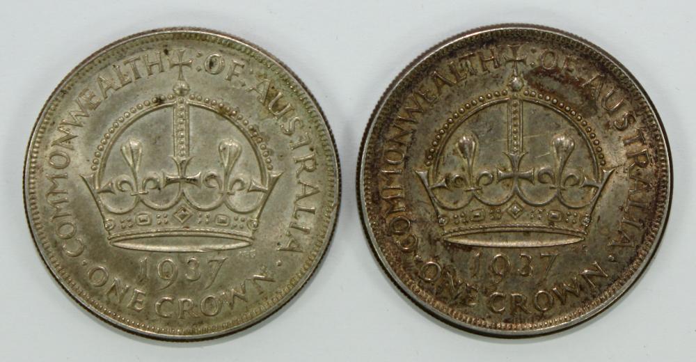 Australia 1937 Crowns, Extr... image