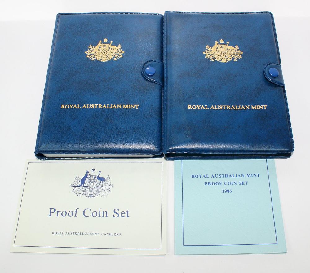 Australia 1985 & 1986 Proof... image