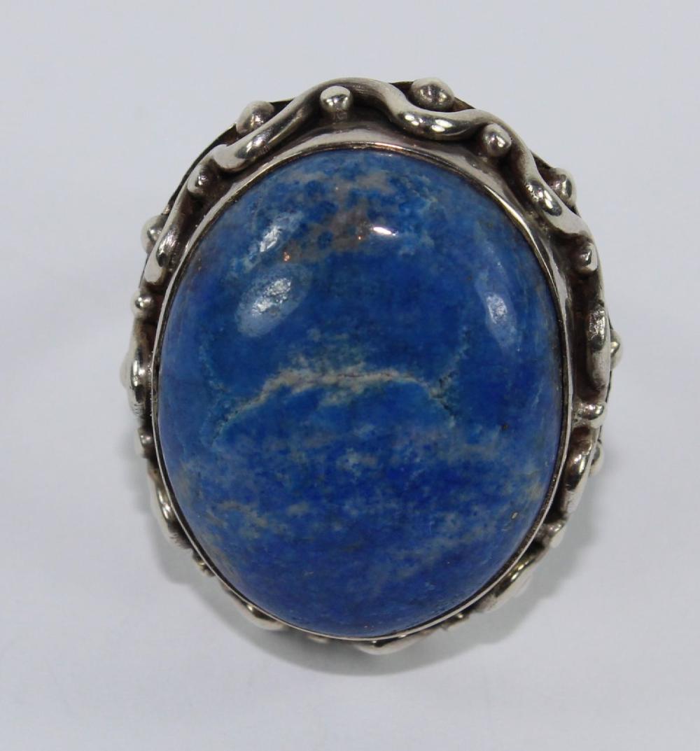 Large Lapis Lazuli Ring in ... image