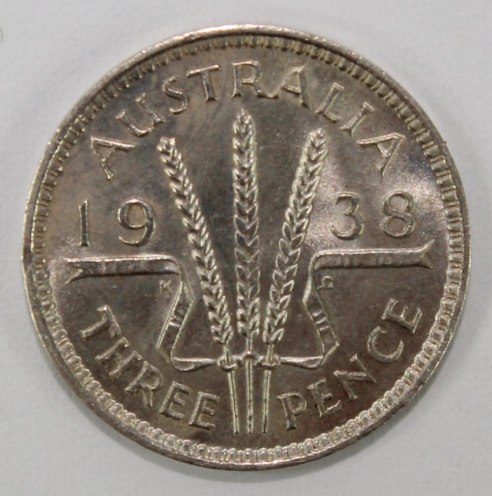 Australia 1938 Threepence, ... image