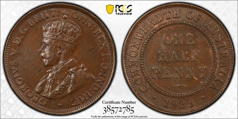 Australia 1923 Halfpenny, P... image