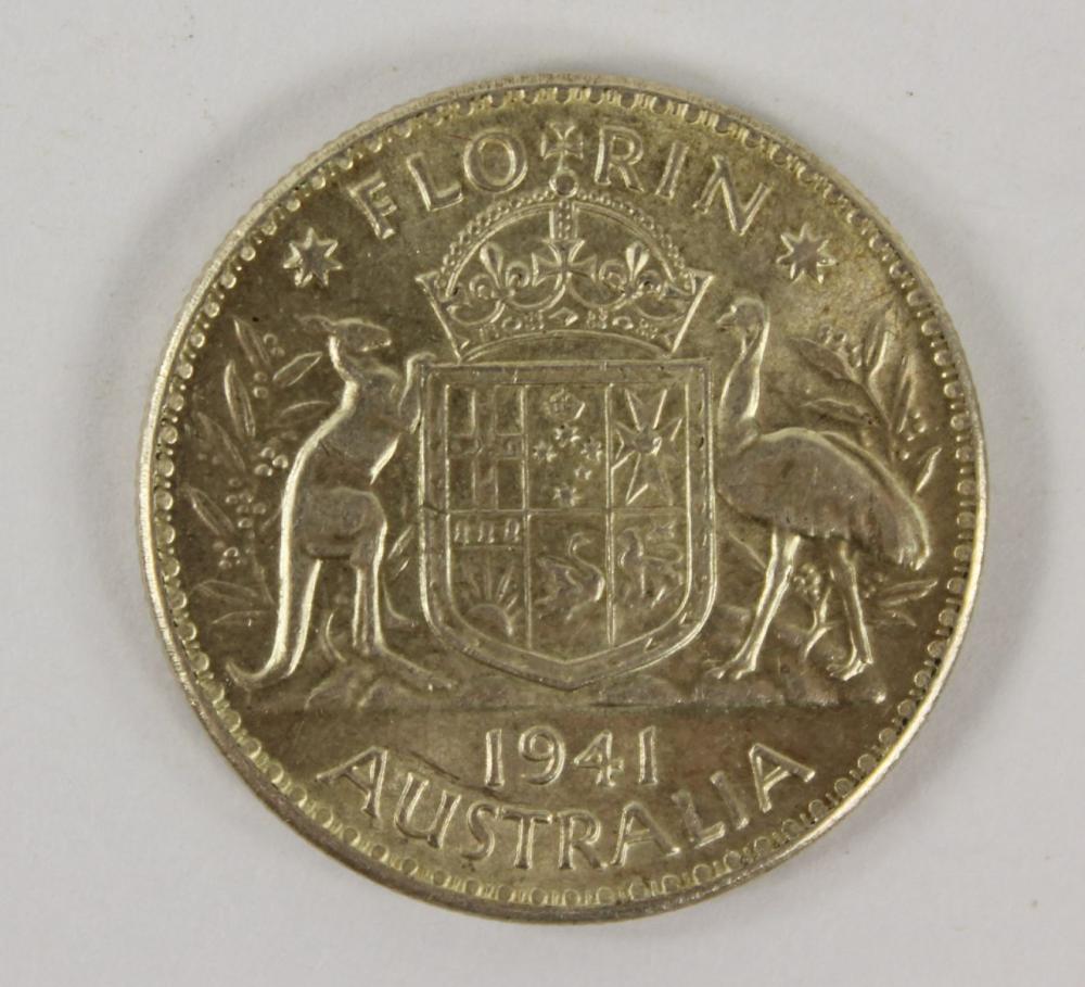 Australia 1941 Florin, Unci... image