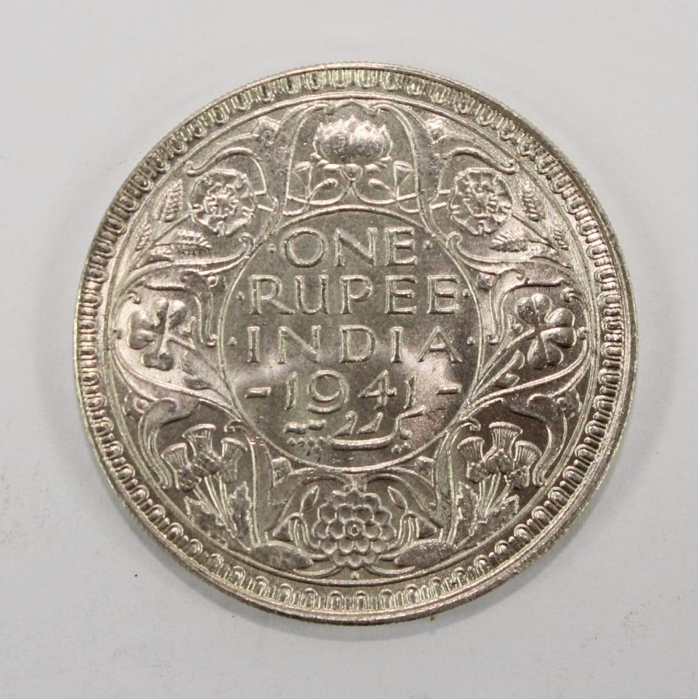 India 1941 (B) Silver (500)... image