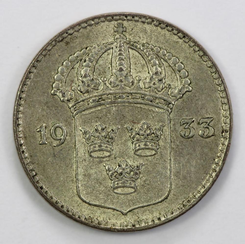 Sweden 1933 G 10 Ore, about... image