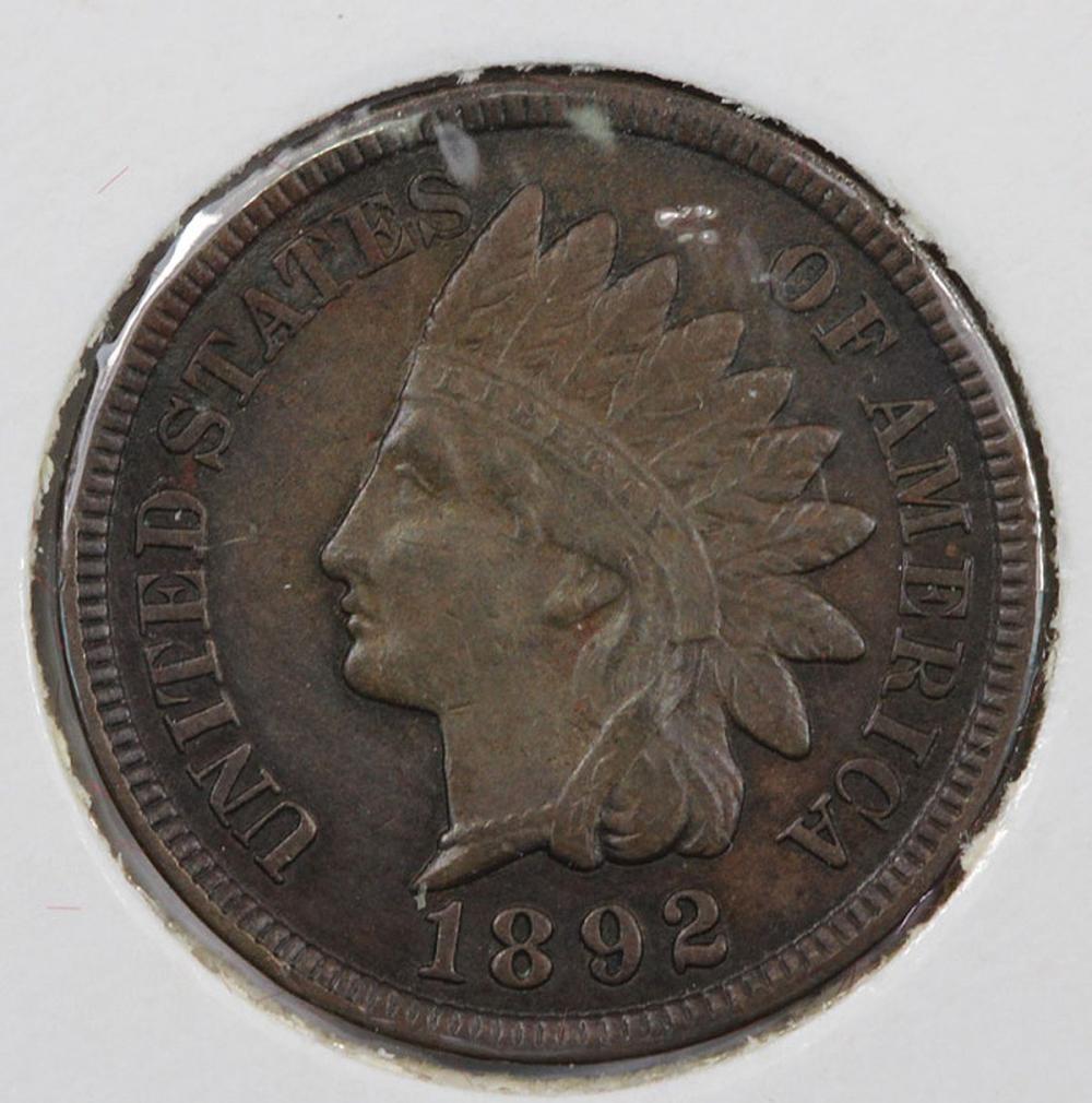 U.S.A. 1892 Cent, Brown Unc... image