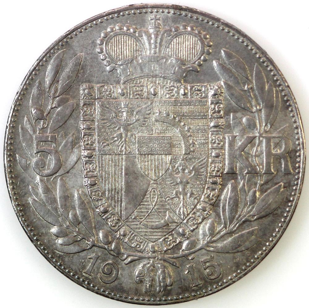 Liechtenstein 1915 Silver 5... image