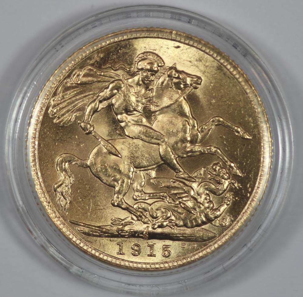 Australia. 1915 S Gold (0.9... image